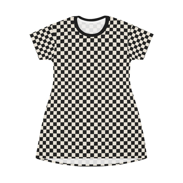 RACER CHECK BB - T-Shirt Dress