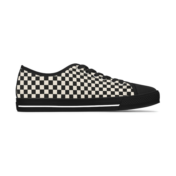 RACER CHECK BB - Women's Low Top Sneakers Black Sole