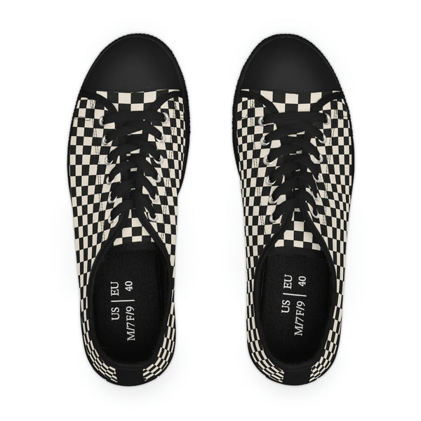 RACER CHECK BB - Women's Low Top Sneakers Black Sole