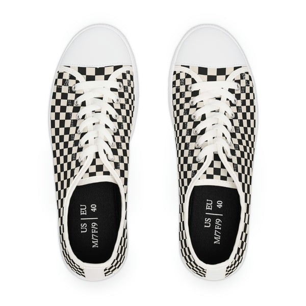 RACER CHECK BB - Women's Low Top Sneakers White Sole