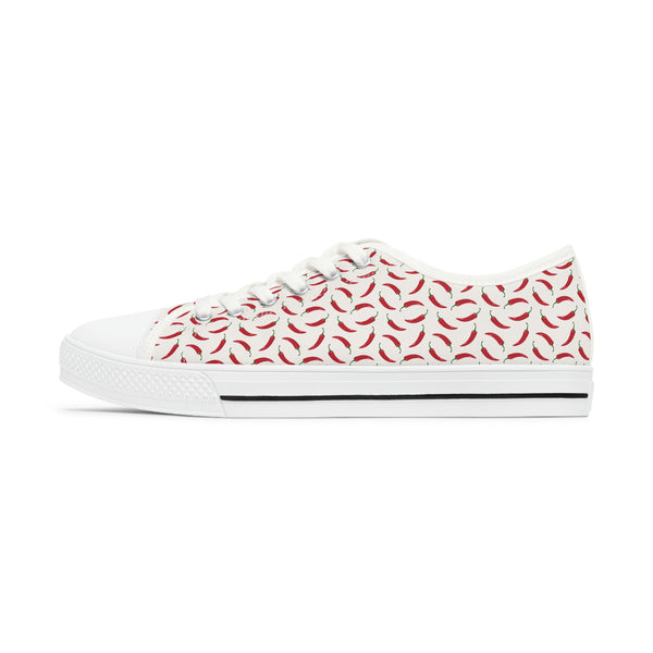 RED HOT CHILI - Women's Low Top Sneakers White Sole