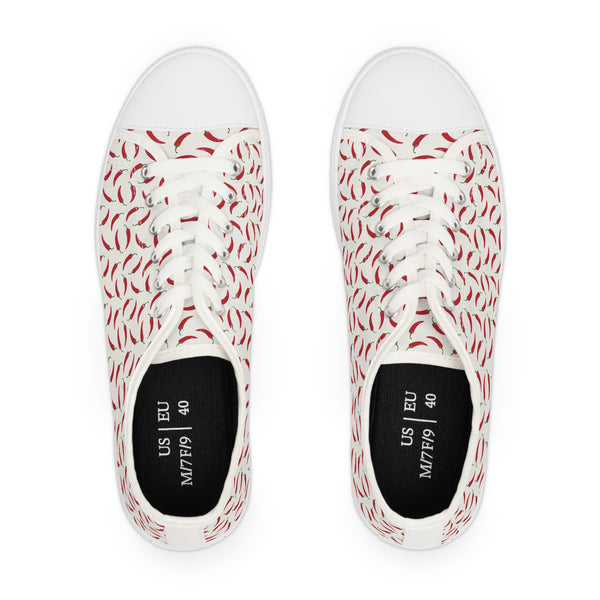 RED HOT CHILI - Women's Low Top Sneakers White Sole