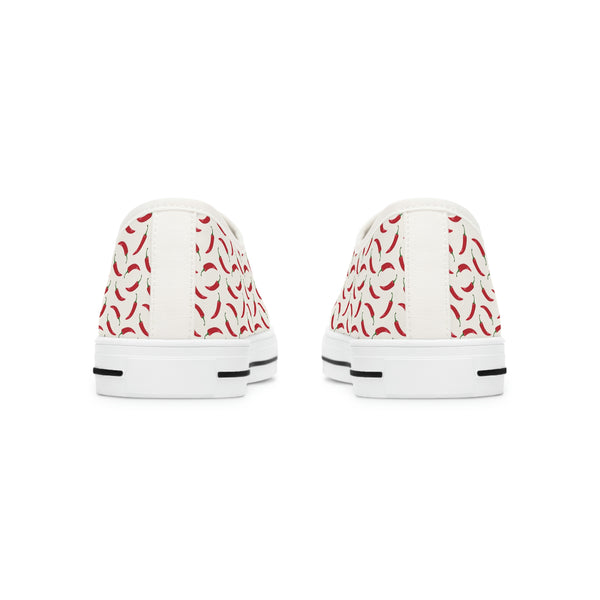 RED HOT CHILI - Women's Low Top Sneakers White Sole