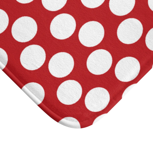 RED POLKA DOT - BATH MAT