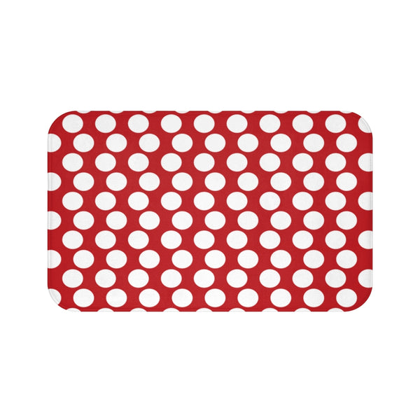 RED POLKA DOT - BATH MAT