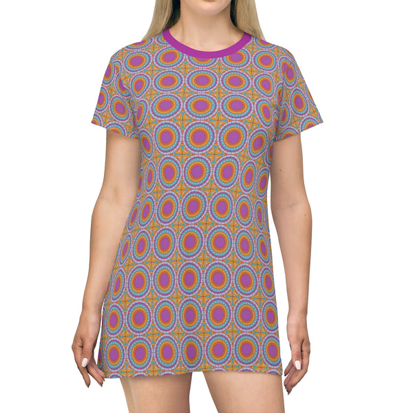 RETRO ORBS - T-Shirt Dress