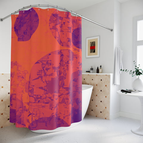 SPACE BUBBLES - SHOWER CURTAIN