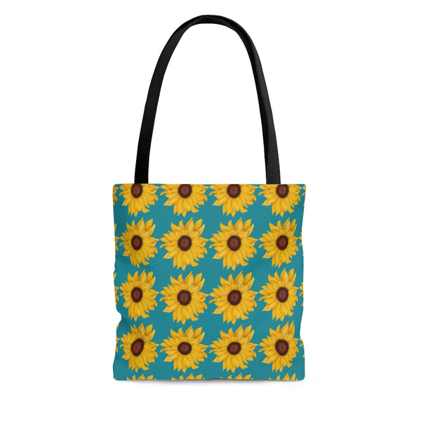 SUNFLOWERS BLUE - Tote Bag