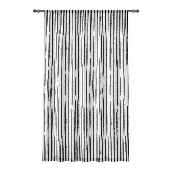 Samuel Jessurun de Mesquita STRIPED PRINT - SHEER Window Curtain