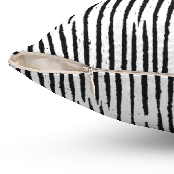 Samuel Jessurun de Mesquita STRIPED PRINT -Square Pillow ZIPPER