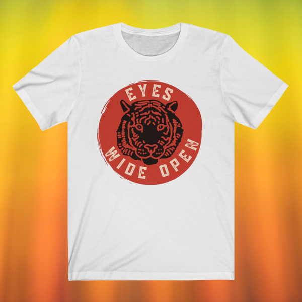 TIGER EYES WIDE OPEN Tee WHITE