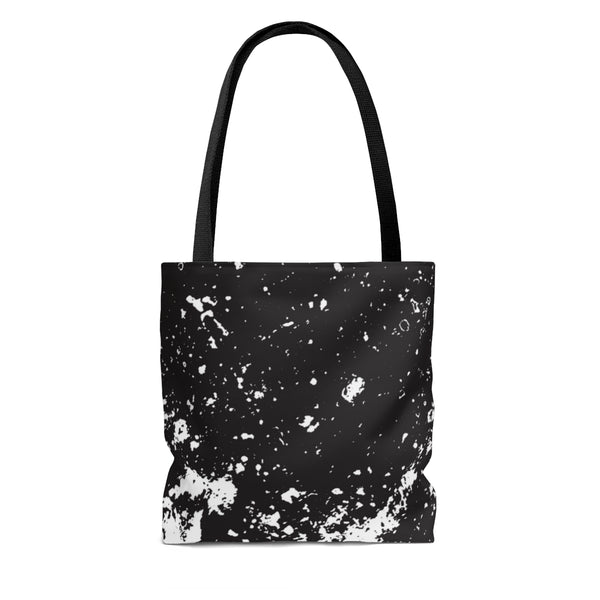 WHITE SPLASH & BLACK - Tote Bag