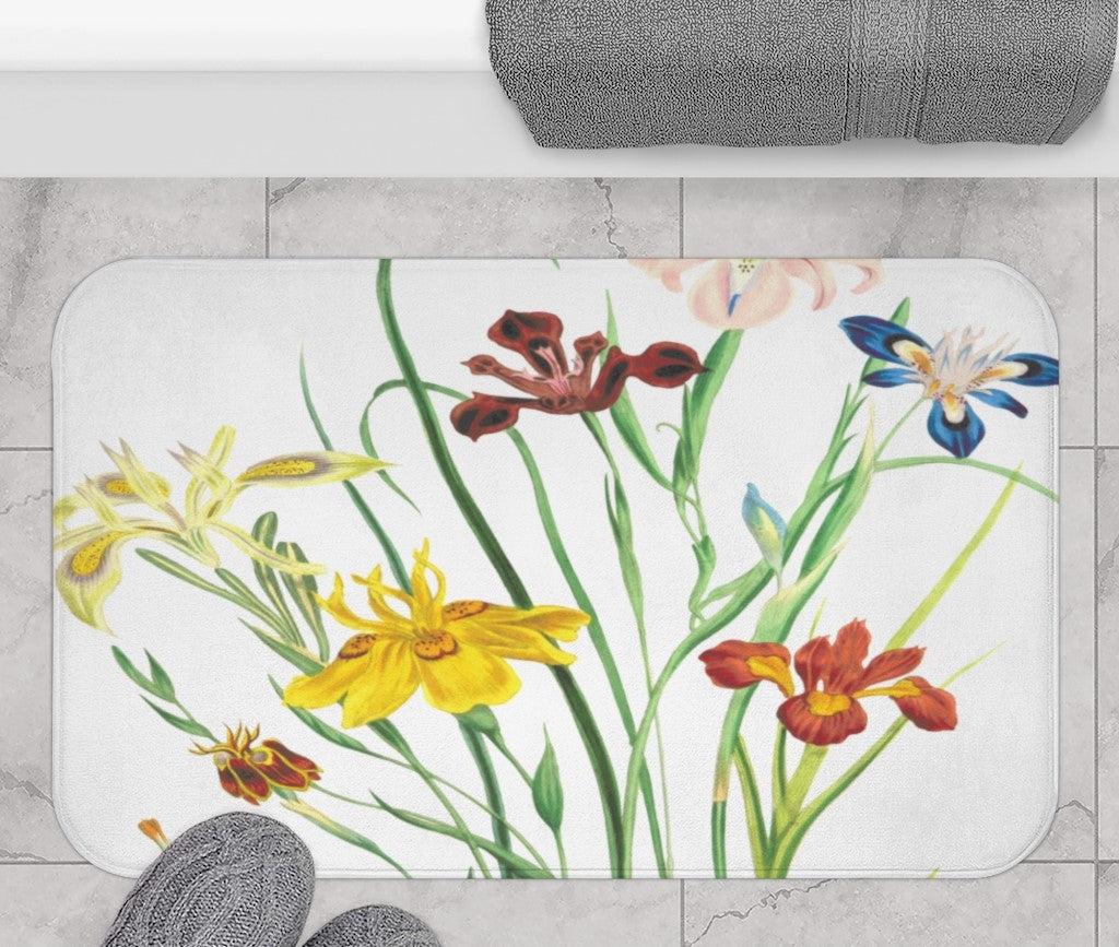 WILD IRISES - BATH MAT