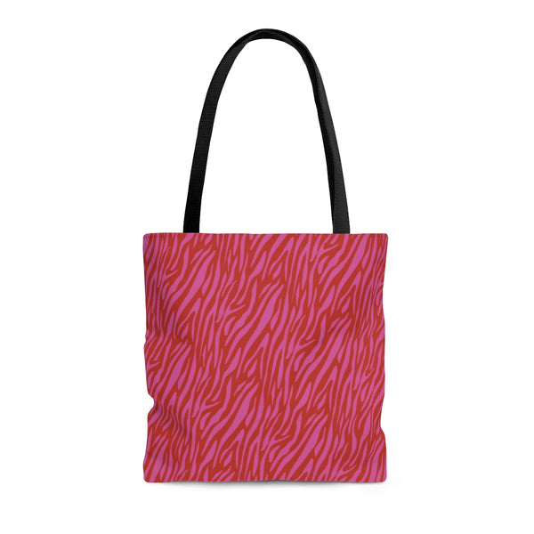 ZEBRA RED & PINK - Tote Bag