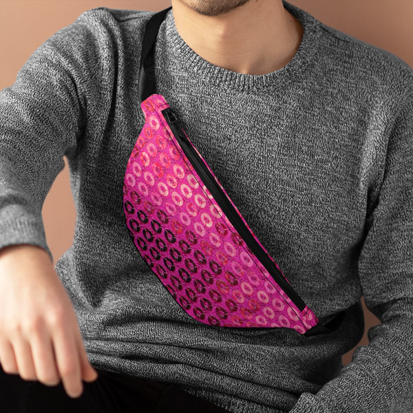 HOT PINK SEQUIN PRINT - Fanny Pack