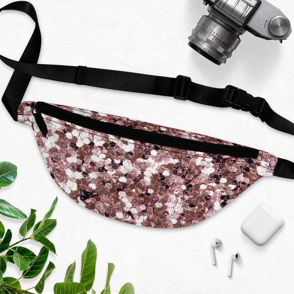 ROSE SEQUIN PRINT - Fanny Pack