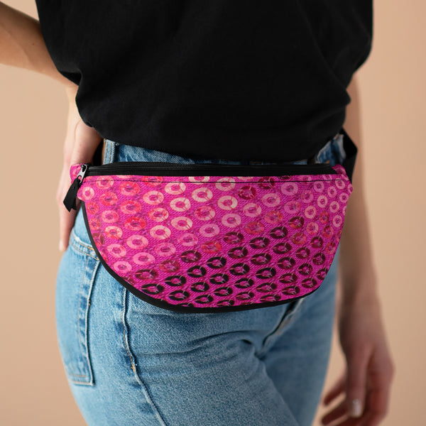 HOT PINK SEQUIN PRINT - Fanny Pack