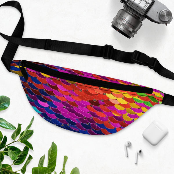 RAINBOW COLOR SEQUIN PRINT - Fanny Pack