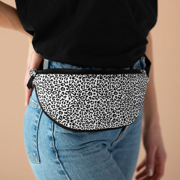 LEOPARD PRINT - BLACK & WHITE - Fanny Pack